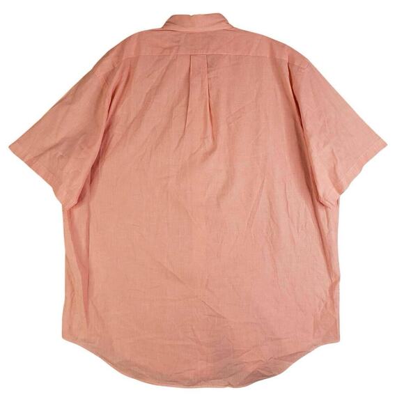 Polo Ralph Lauren Oxford Shirt Men's Size XL Orange Short Sleeve Button Down - Picture 3 of 8